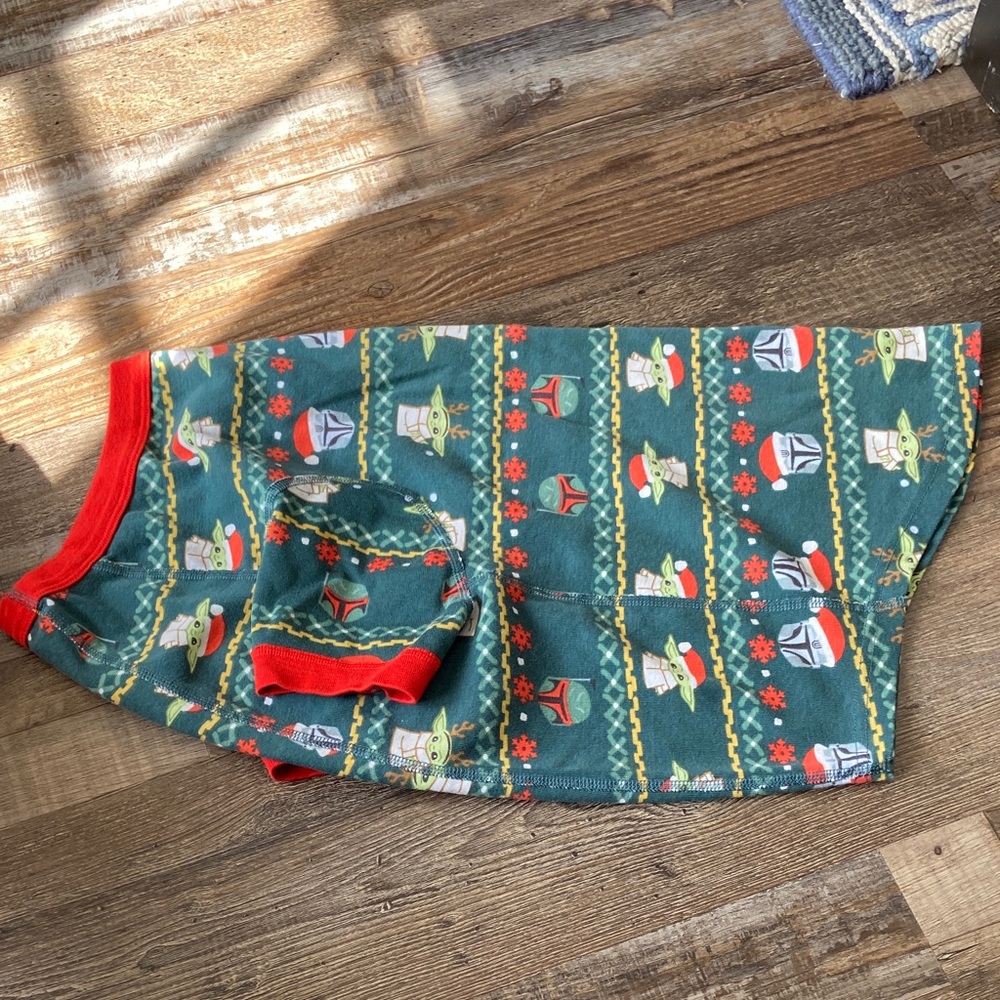 Hanna Andersson organic cotton Star Wars Yoda Christmas dog pajamas XL